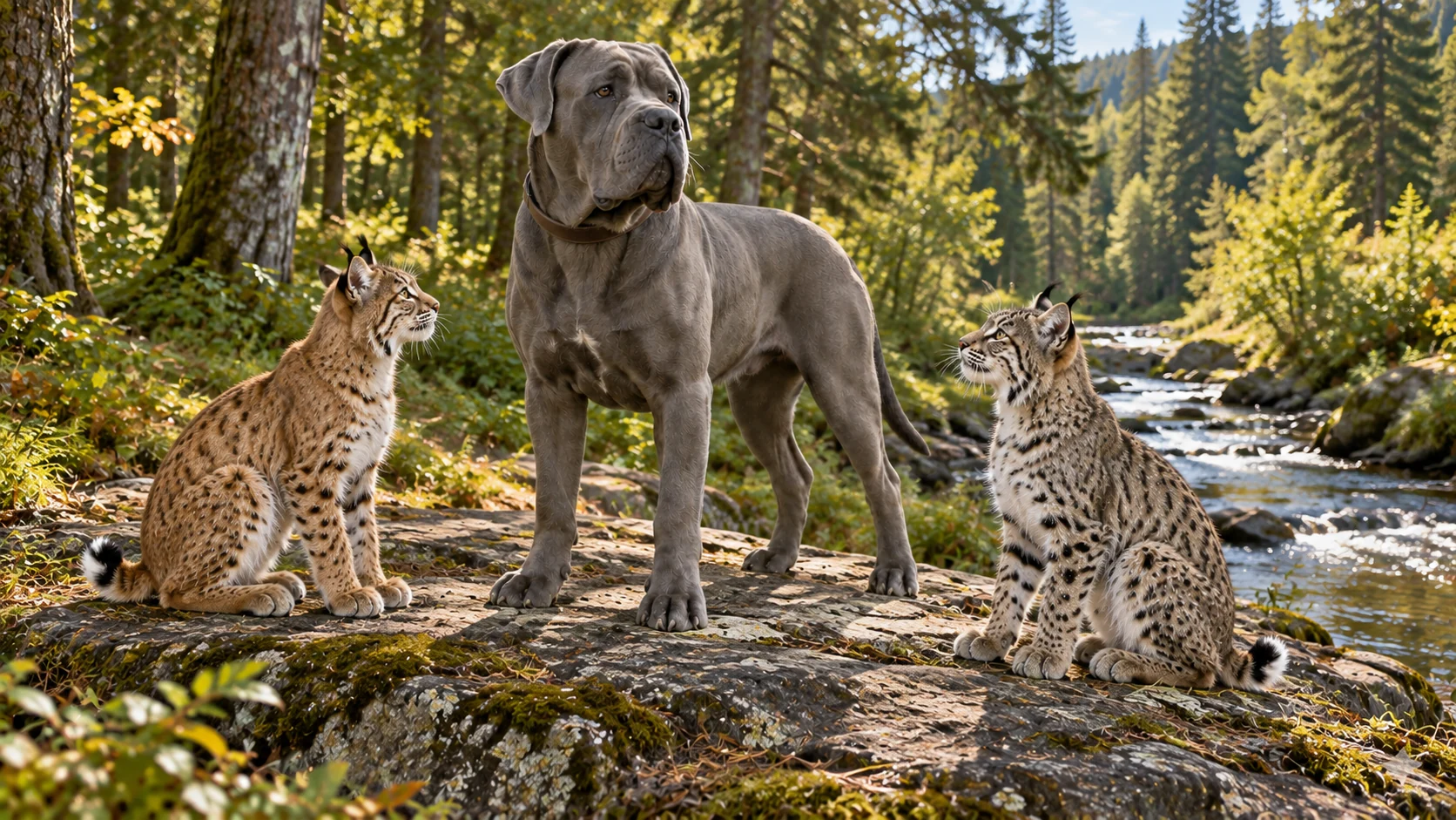 Their meeting place above the creek